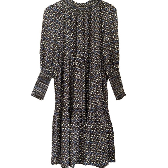 Atelier P Floral Dress Girls size 14Y navy - Picture 2 of 6